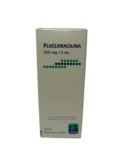 FLUCLOXACILINA 250mg/5ml SUSPENSION ORAL X60ML