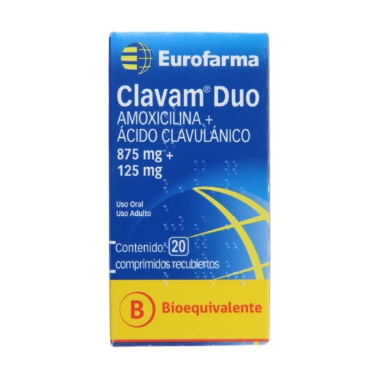 CLAVAM DUO 875/125 mg X 14 COM