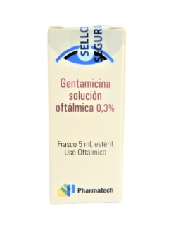 GENTAMICINA 0.3% SOLUCION OFTALMICA X5ML