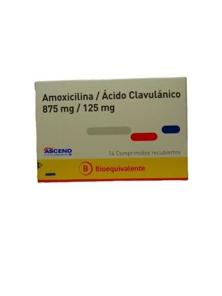 AMOXICILINA / ACIDO CLAVULANICO 875/125 X 14 COM. 