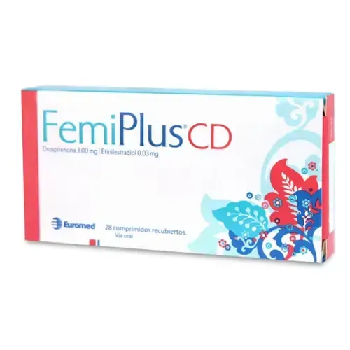 FEMIPLUS CD X28COM. RECUBIERTOS