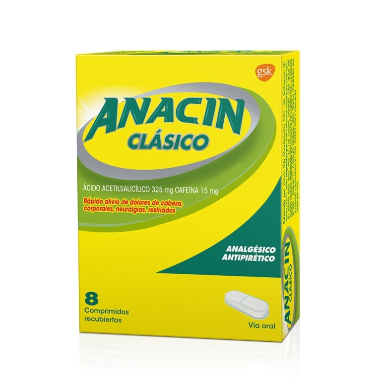 ANACIN CLASICO X 8 COM. RECUBIERTOS