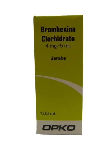 BROMHEXINA PEDIATRICO 4mg/5ml JARABE X100ML