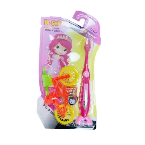CEPILLO DENTAL CON JUGUETE NIÑA