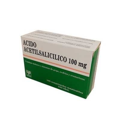 ACIDO ACETIL SALICILICO 100mg X100COM.