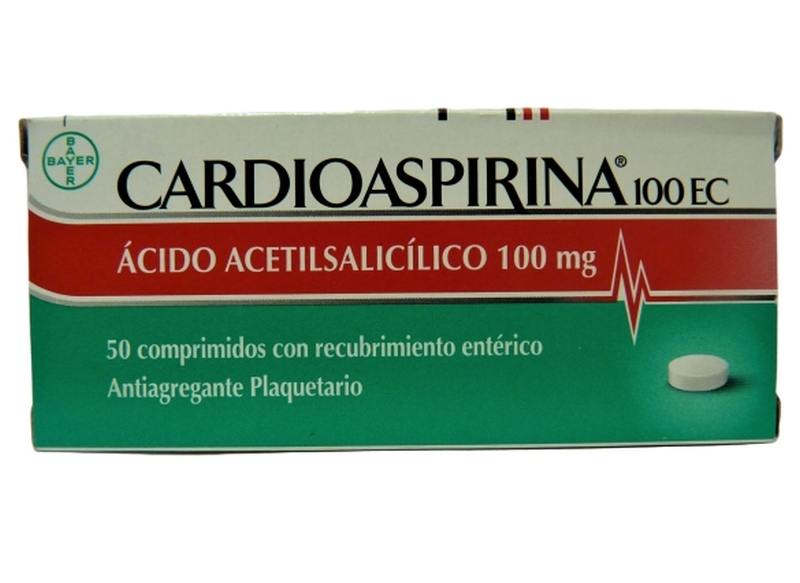 CARDIOASPIRINA EC 100mg X 50TABLETAS