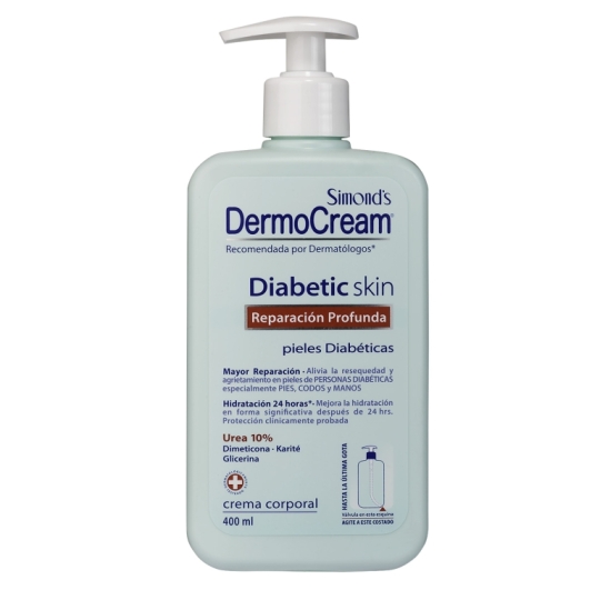 SIMONDS DERMOCREAM DIABETIC SKIN  400ML