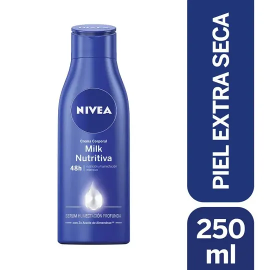 NIVEA MILK NUTRITIVA PIEL EXTRA SECA 250ML