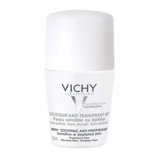 VICHY DEO ROLL ON PIEL SENSIBLE 48HR X 50G