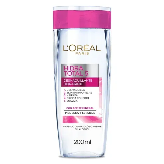 LOREAL DESMAQUILLANTE  H. TOTAL 5 HIDRATANTE  X200 ML