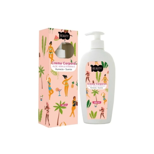 BEAUTY 100 CREMA CORPORAL ALOE + VIT.E X400 ML