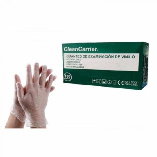 GUANTES VINILO S X100