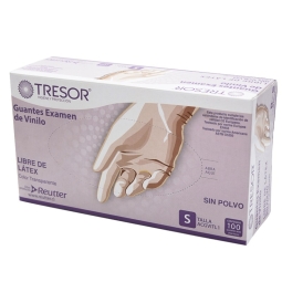 Guantes Vinilo L X100 | guantes vinilo l