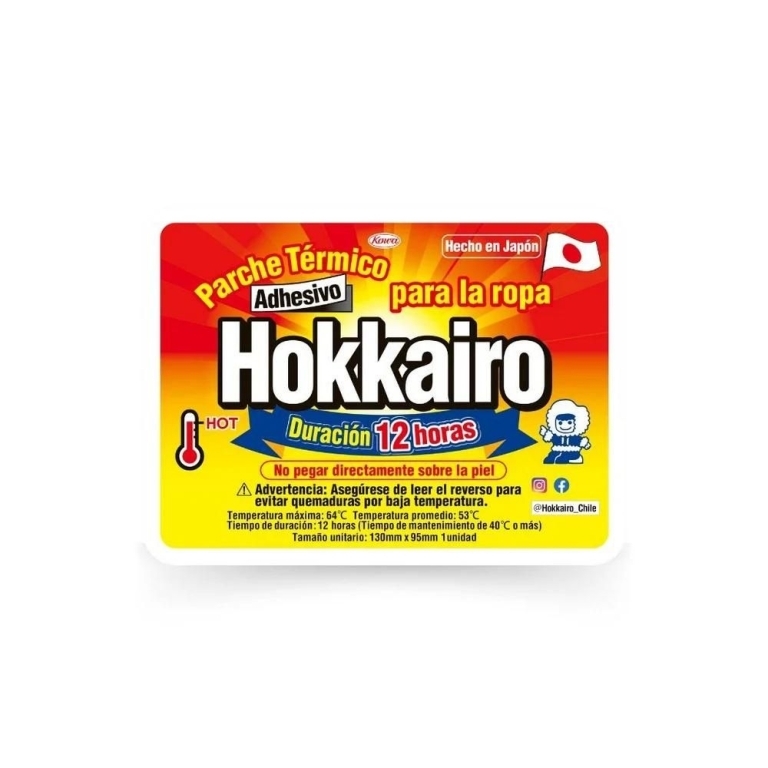 HOKKAIRO PARCHE TERMICO X 1 UNID