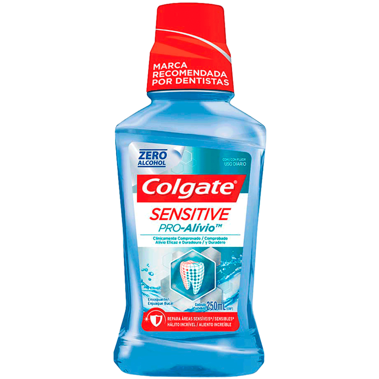 COLGATE SENSITIVE PRO ALIVIO ENJUAGUE.X250ML