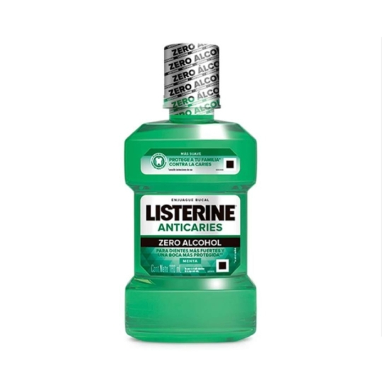 LISTERINE ENJ. BUCAL  ZERO (S/ALCOHOL) 180ML
