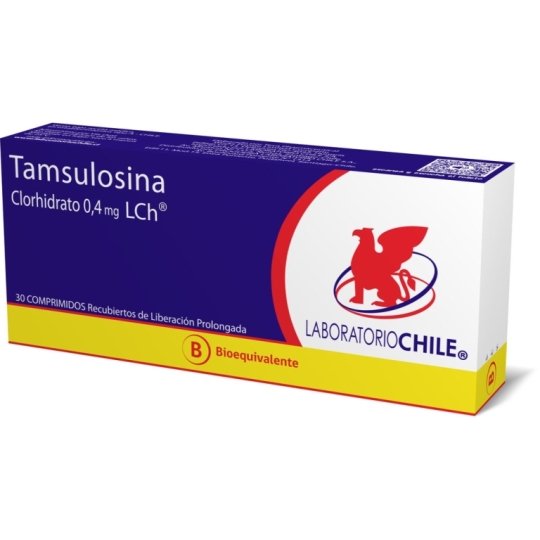 TAMSULOSINA  0,4 MG X 30 CAP
