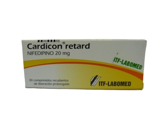 CARDICON RETARD 20mg X30COM. RECUBIERTOS