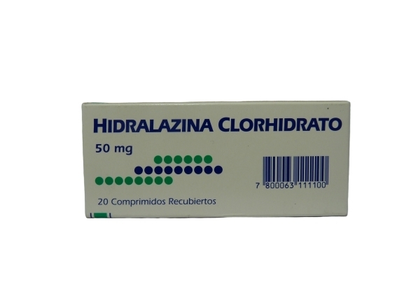 HIDRALAZINA 50mg X20COM.