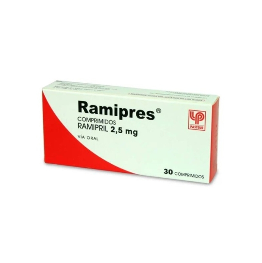 RAMIPRES 2,5 MG X 30 COM