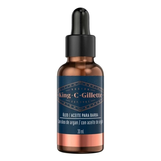 GILLETTE.KING ACEITE BARBA X30ML
