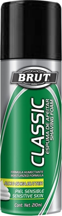 BRUT CLASSIC ESPUMA AFEITAR PIEL SENSIBLE X 210ML