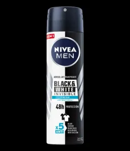 Nivea Deo.Men Sp. B&W Fresh Invisible X150Ml | nivea fresh 150ml