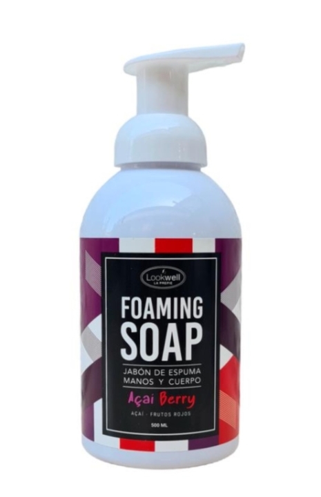 JABON DE ESPUMA MANOS Y CUERPO ACAI BERRY X 500ML