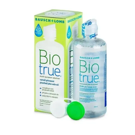 BIO TRUE SOLUCION LIMPIEZA LENTES CONTACTO X300ML
