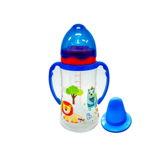 MAMADERA BOCA ANCHA 330ML C/ASAS