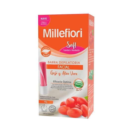 MILLEFIORI BARRA DEPIL.FACIAL PIEL SENSIBLE 43G