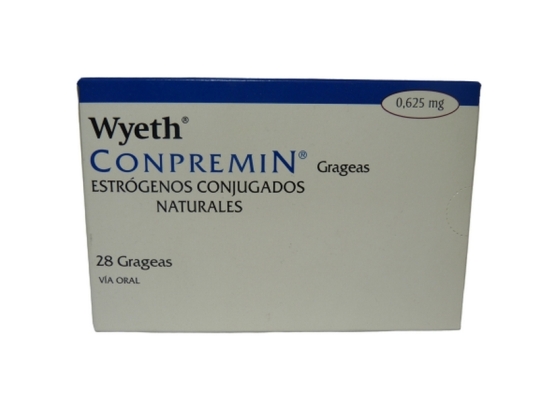 CONPREMIN 0.625mg X28 GRAGEAS