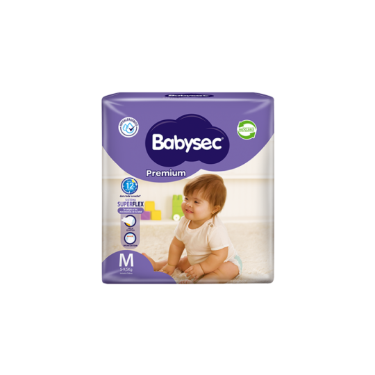 BABYSEC PAÑAL BEBE PREMIUM M X20