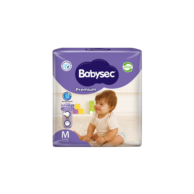 BABYSEC PAÑAL BEBE PREMIUM M X20