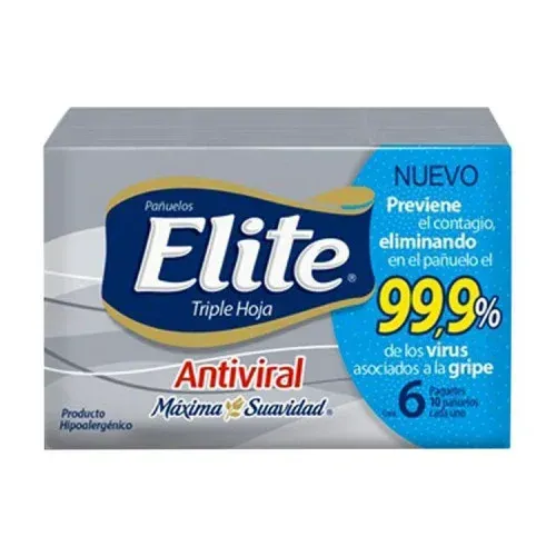 ELITE PAÑUELO ANTIVIRAL X6