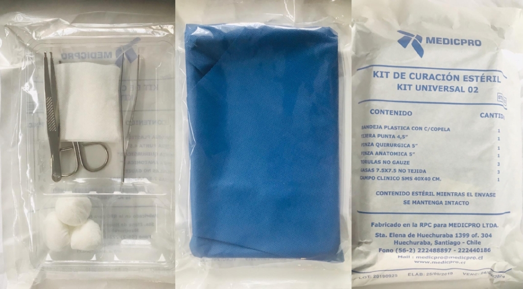 KIT CURACION UNIVERSAL ESTERIL 02