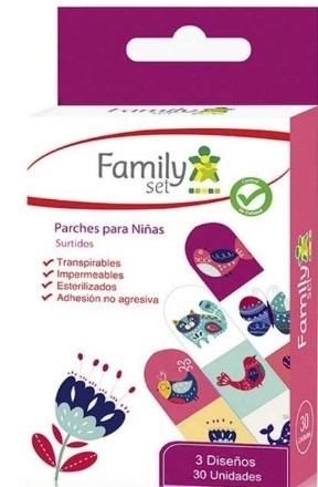 F SET  PARCHES PARA NIÑAS X30