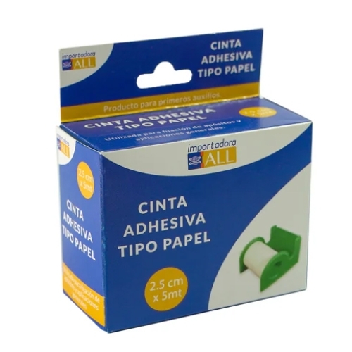 TELA ADH.TIPO PAPEL  2.5cm X 5mt