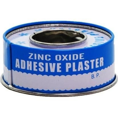 TELA ADHESIVA OXIDO DE ZINC METAL  2.5cm X 5m