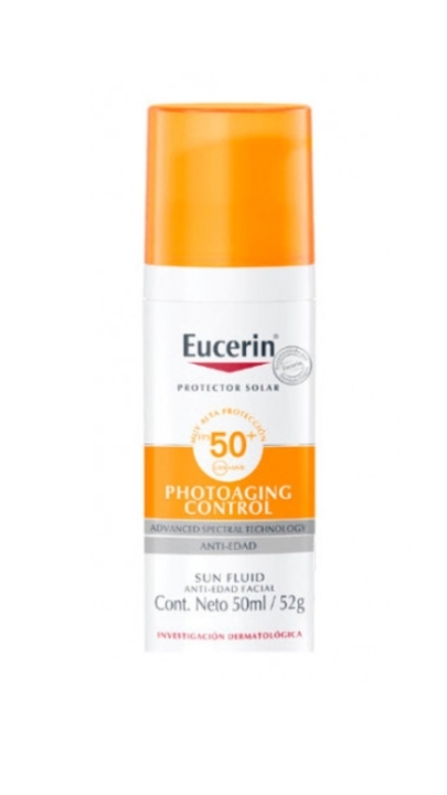 EUCERIN SUN FPS50 FACIAL ANTI EDAD X50ML
