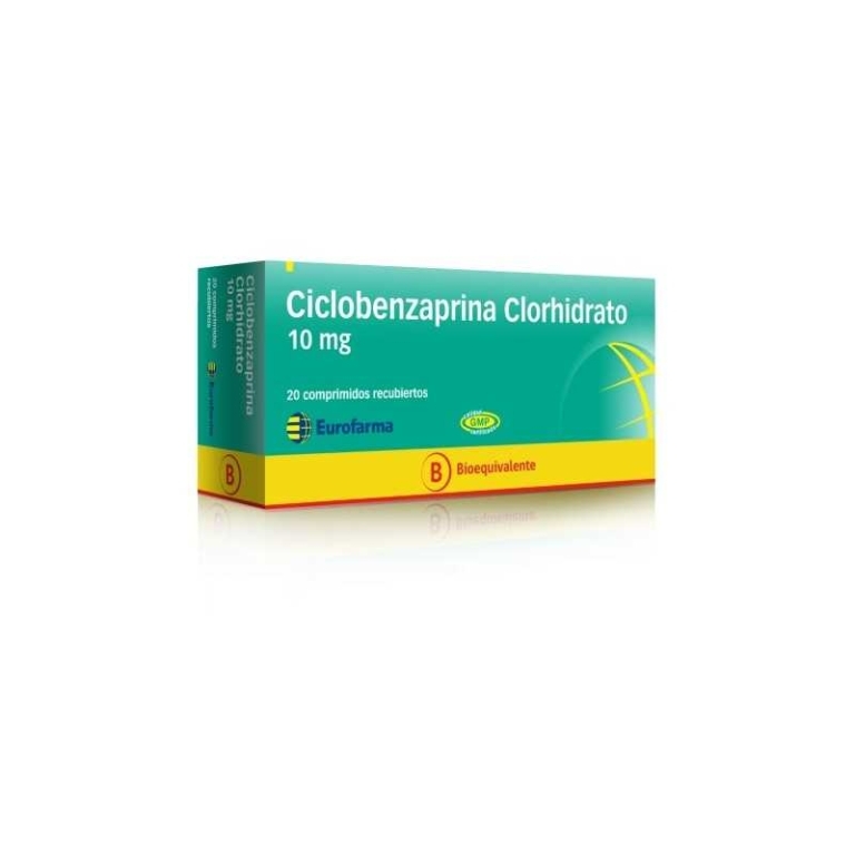 CICLOBENZAPRINA 10mg X20COM.