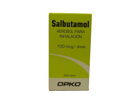 SALBUTAMOL 100mcg INHALACION X 200 DOSIS