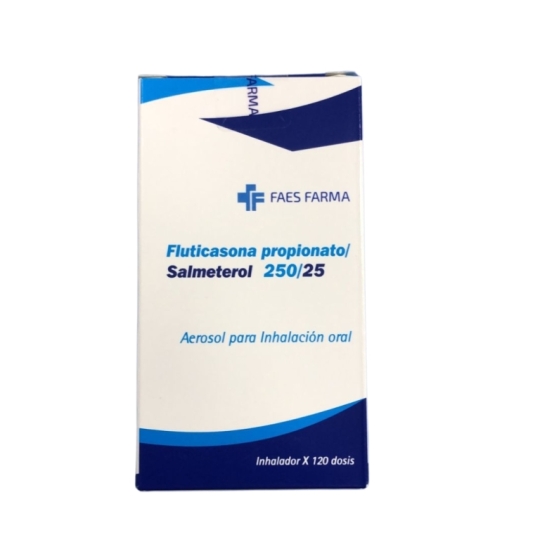 FLUTICASONA - SALMETEROL 250/25mcg X 120 DOSIS