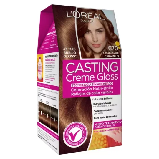 CASTING CREME GLOSS CHOCOLATE CARAMELO 670