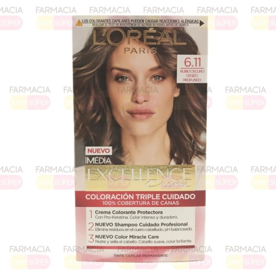 EXCELLENCE N6.11 RUBIO OSCURO CENIZO PROFUNDO