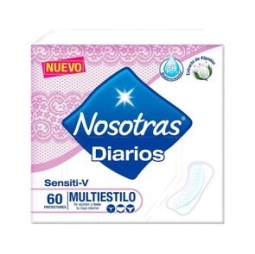 NOSOTRAS PROTECTOR DIARIO MULTIESTILO X 60