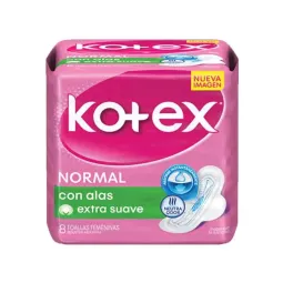 KOTEX NORMAL TELA C/ALAS X8