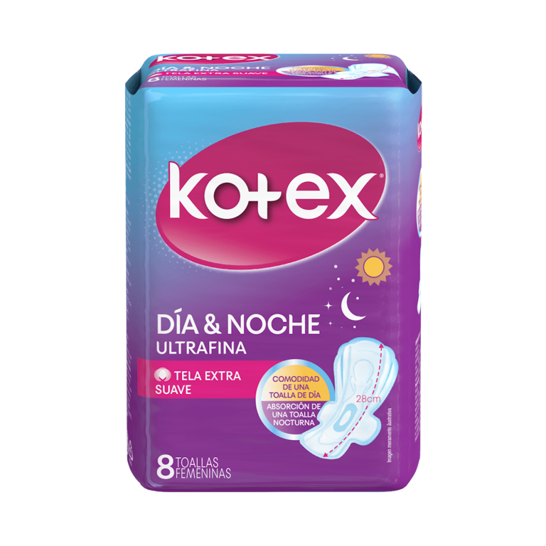 KOTEX DIA Y NOCHE ULTRAFINA  X8
