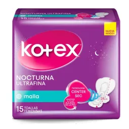 KOTEX DIA Y NOCHE ULTRAFINA  X15