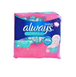 ALWAYS ULTRAFINA SUAVE C/ALAS X10